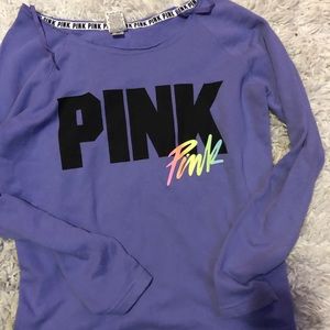 Victoria Secret, Pink off the shoulder sweater